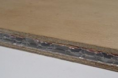 Plywood Faced Aluminium Honeycomb Panel